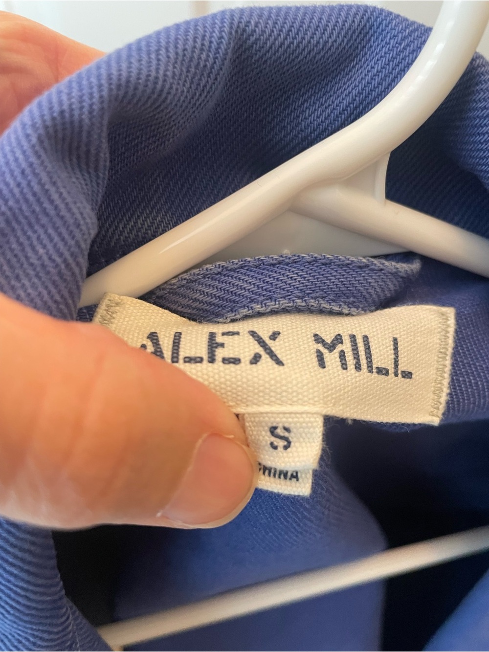 Alex Mill Washed Denim Work Jacket - Vintage Cobalt, Small - Picture 5 of 15